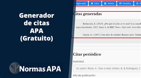 citar en apa 6 online|Generador de Citas APA Gratuito [Actualización 2025]。